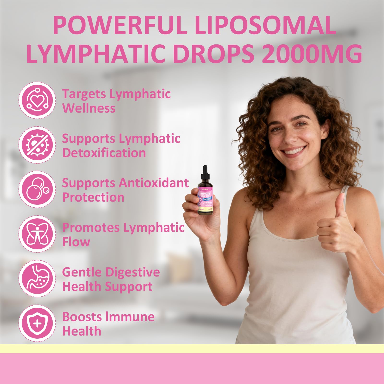 Liposomal Lymphatic Drainage Drops, Lymphatic Support with Echinacea, Dandelion, Turmeric, Burdock, Elderberry, and Calendula, Lymph System Support & Immune Health Aegisvital buy supplements Au