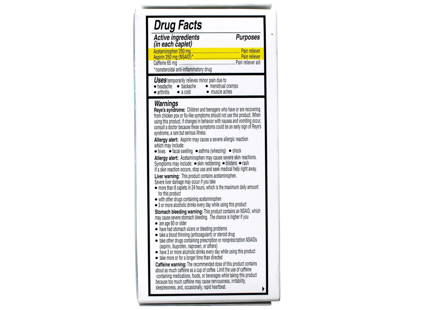 Vanquish Extra Strength Pain Reliever Caplets-100 ct. (Pack of 3) VanquishBuy Supplements Australia