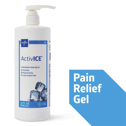 Medline ActivICE Topical Pain Reliever 32 oz MedlineBuy Supplements Australia