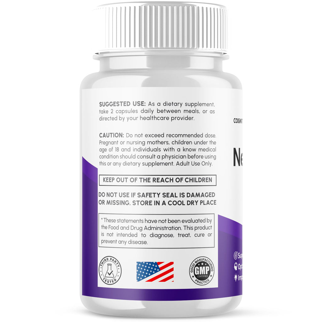 (2 Pack) Neurocept Capsules, Official Neurocept Brain Supplement Pills with All Natural Ingredients, Advanced Formula Support Pills with Max Strength Premium Vitamins for Women & Men (120 Capsules) SyvorBuy Supplements Australia