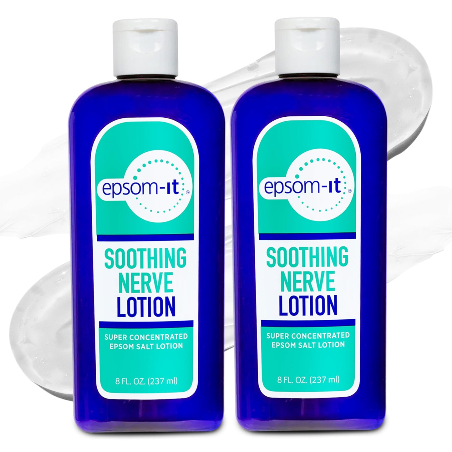 Epsom-It Soothing Nerve Lotion - Epsom Salt Magnesium Lotion, Topical Magnesium Cream with Capsaicin & Arnica to Provide Comfort for Legs, Knee and Feet, 8.0 oz., 2-Pack EPSOM-ITBuy Supplements Australia