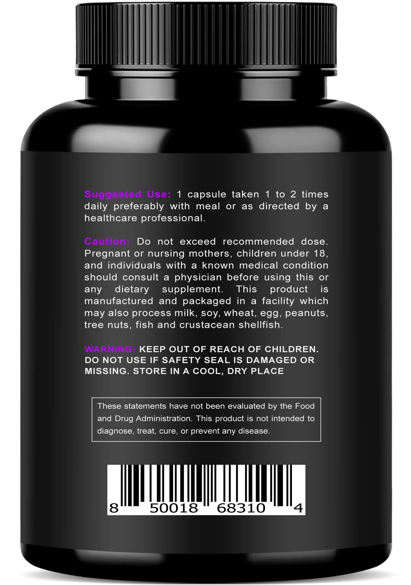 Magnesium Citrate & Oxide 500mg Complex Supplement - High Absorption Maximum Strength - Helps Support Bone Density and Strength, Muscles, Energy and Sleep - 120 Vegan Capsules NURTURLY buy supplements Au