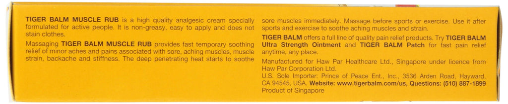 Tiger Muscle Rub Topical Analgesic Cream 2 Ounces (57 g) (Pack of 4) Tiger BalmBuy Supplements Australia