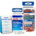 TIME-Cap Labs Ibuprofen 200mg (500 Tablets) & Famotidine 20mg Acid Reducer (200 Tablets) Bundle - Fever, Pain Reliever Pills for Headaches & Heartburn Relief Medicine for Acid Reflux & Indigestion TIME-CAP LABS, INC.Buy Supplements Australia