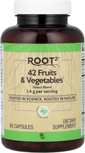 Vitacost Root2®, 42 Fruits & Vegetables, 90 Capsules Vitacost Brand buy supplements Au