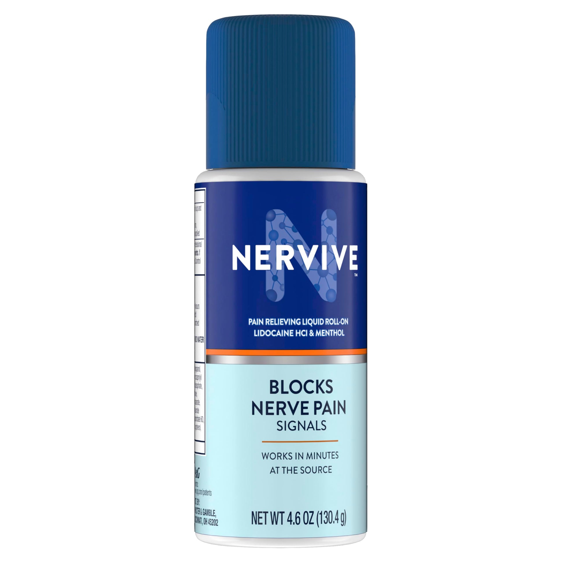 Nervive Pain Relieving Roll On, Lidocaine Roll On, Nervive Pain Relief, Lidocaine Topical, Foot Pain, Leg Pain, Hand Pain, Max Strength Formula, 4.6oz NerviveBuy Supplements Australia