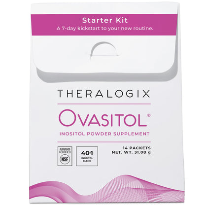 Theralogix Ovasitol Inositol Powder – 7-Day Starter Kit | Premium Inositol Supplement for Women | 40:1 Ratio Myo & D-Chiro Inositol