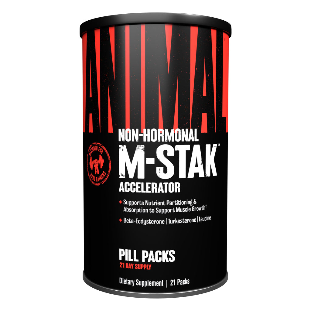 Animal M-Stak - Muscle Builder and Anabolic Mass Gainer Supplement for Bodybuilding - Lean Muscle Growth, Amino Complex and Pre Workout Energy, 21 Packs AnimalBuy Supplements Australia