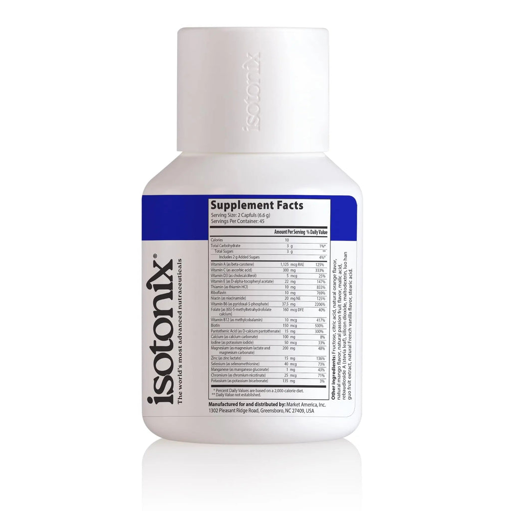 Isotonix Multivitamin Fifty Plus – Daily Multivitamin for Adults 50+ with B-Vitamins, Antioxidants, and Essential Nutrients Isotonix