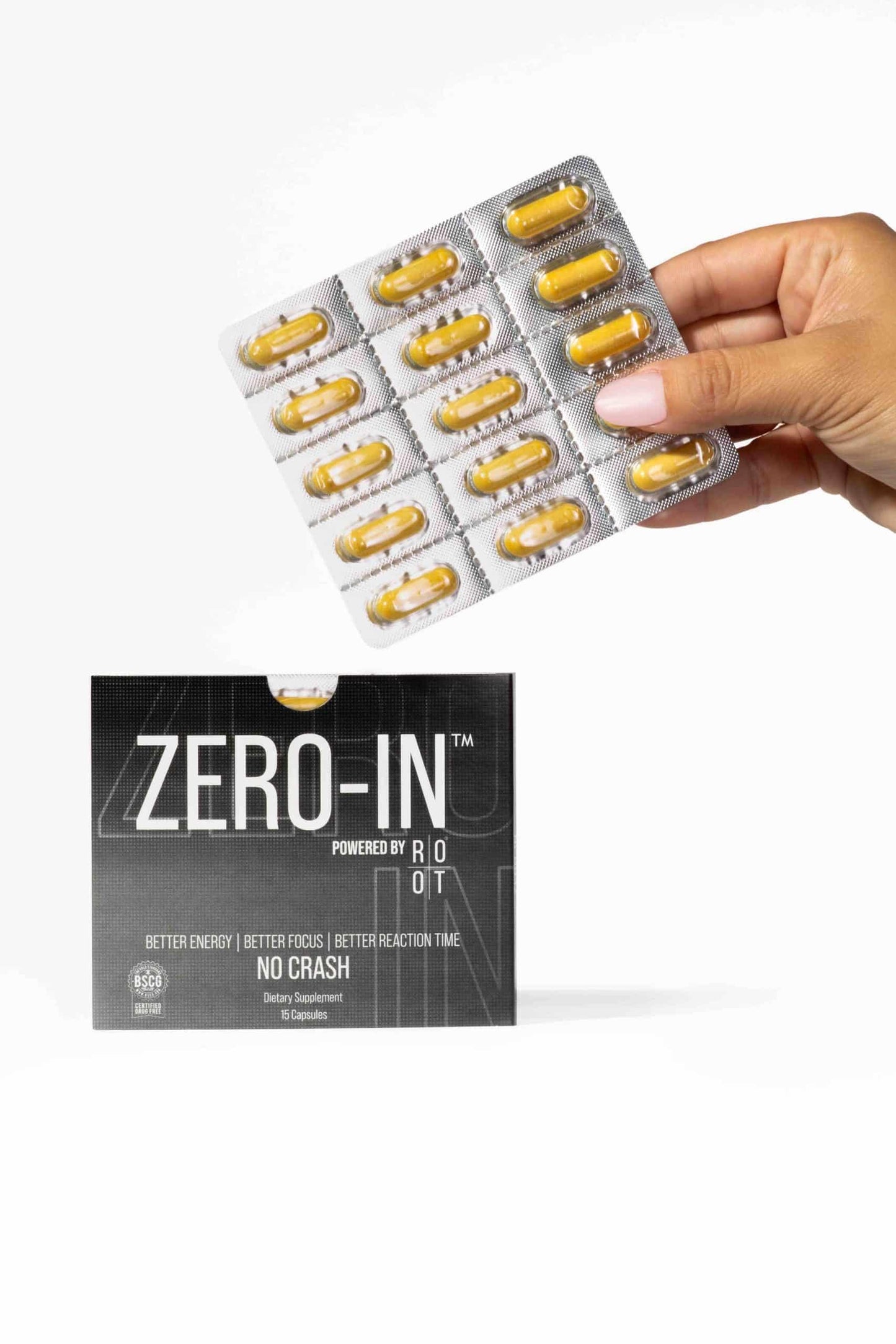 THEROOTBRANDS Root Wellness Zero-in by Dr. Rahm - Combination of Turmeric, Pine Bark Extract - 15 Capsules THEROOTBRANDS buy supplements Au