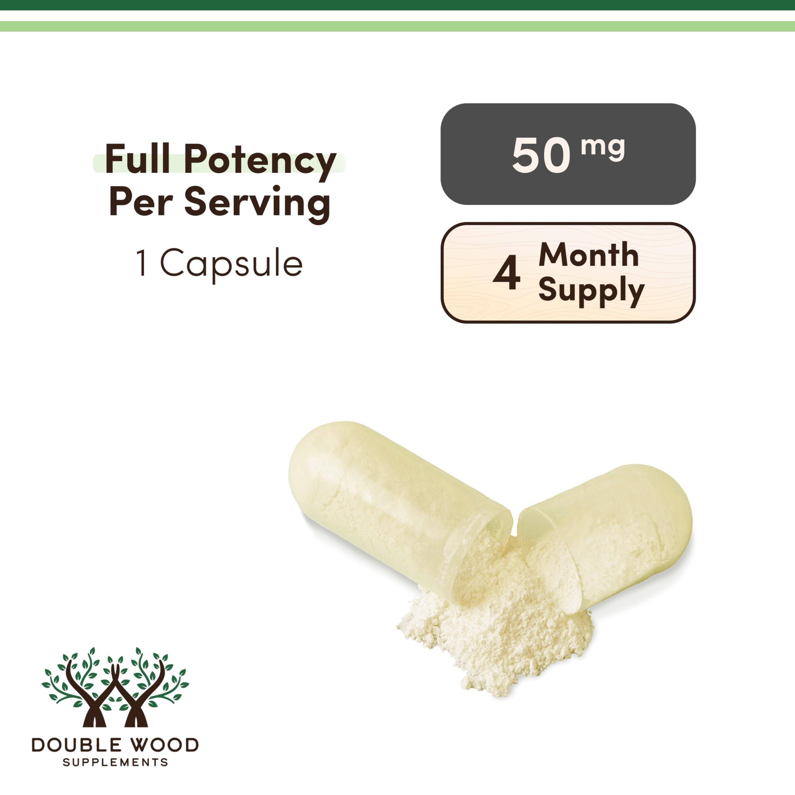 Apigenin Supplement - 50mg per Capsule, 120 Count (Powerful Bioflavonoid Found in Chamomile Tea for Relaxation, Sleep, and Mood) Senolytic