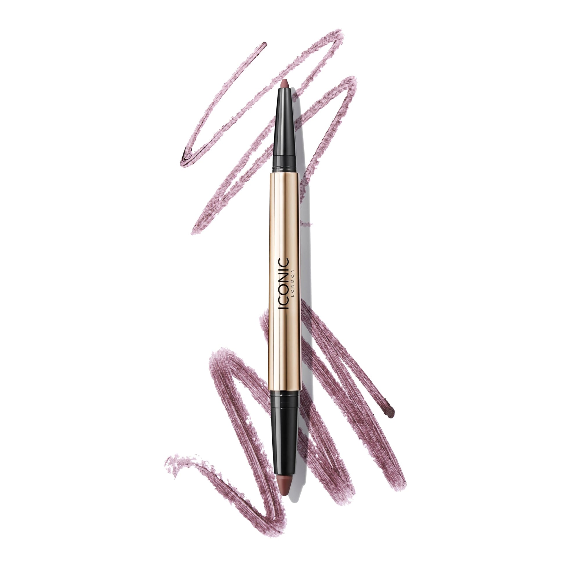 ICONIC LONDON Smokey Eye Duo Eyeliner | Creamy, Easy to Blend 2-in-1 Eyeliner Crayon, Water Resistant, Cruelty Free, Vegan Makeup (Spiced Plum) 0.027 oz ICONIC LONDON buy supplements Au