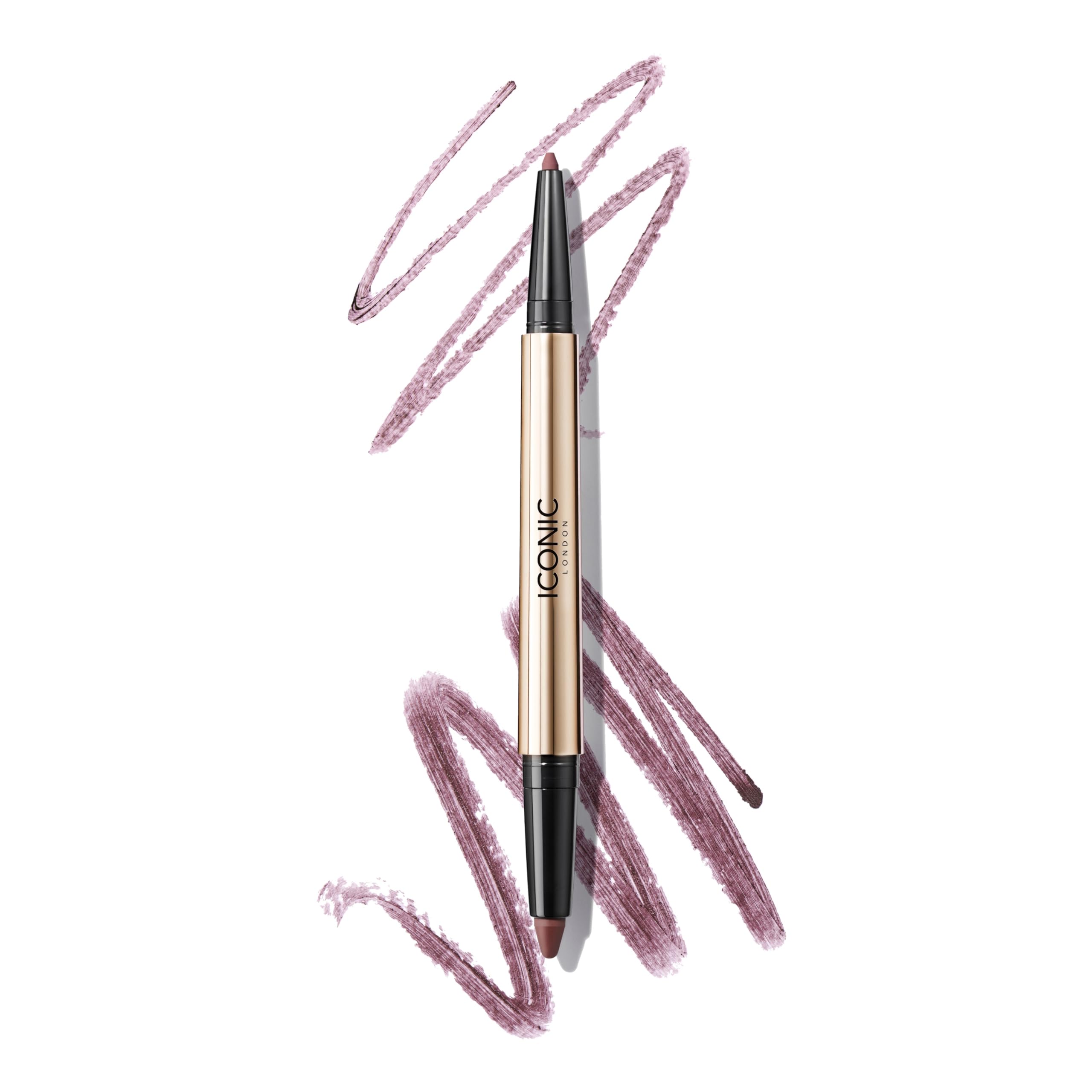 ICONIC LONDON Smokey Eye Duo Eyeliner | Creamy, Easy to Blend 2-in-1 Eyeliner Crayon, Water Resistant, Cruelty Free, Vegan Makeup (Spiced Plum) 0.027 oz ICONIC LONDON buy supplements Au