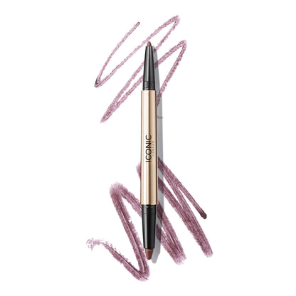 ICONIC LONDON Smokey Eye Duo Eyeliner | Creamy, Easy to Blend 2-in-1 Eyeliner Crayon, Water Resistant, Cruelty Free, Vegan Makeup (Spiced Plum) 0.027 oz ICONIC LONDON buy supplements Au