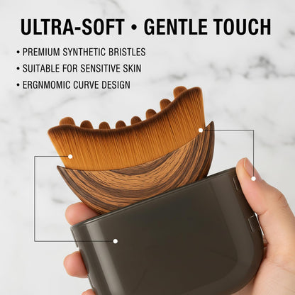 Kojiva Lymphatic Face Brush, Lymphatic Contour Face Brush Curved, Facial Lymphatic Drainage Massager Brush for Sculptingm, Reduce Puffiness & Double Chin Reducer, Improves Skin Glow Absorption (1PCS) Kojiva Brush buy supplements Au