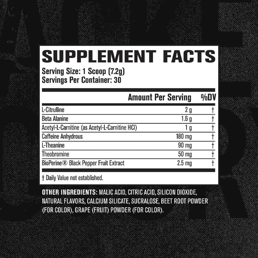 Jacked Factory NITROSURGE Shred Pre Workout Supplement - Energy Booster, Instant Strength Gains, Sharp Focus, Powerful Pumps - Nitric Oxide Booster & PreWorkout Powder