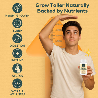 CystoRebalance 25-in 1 Bone Strength Supplement - for Natural Growth, Digestion and Stress - High Absorption - Calcium, Magnesium, Zinc, Ashwaganda and Multivitamins for Age 12+ | 60 Caps CystoRebalance buy supplements Au