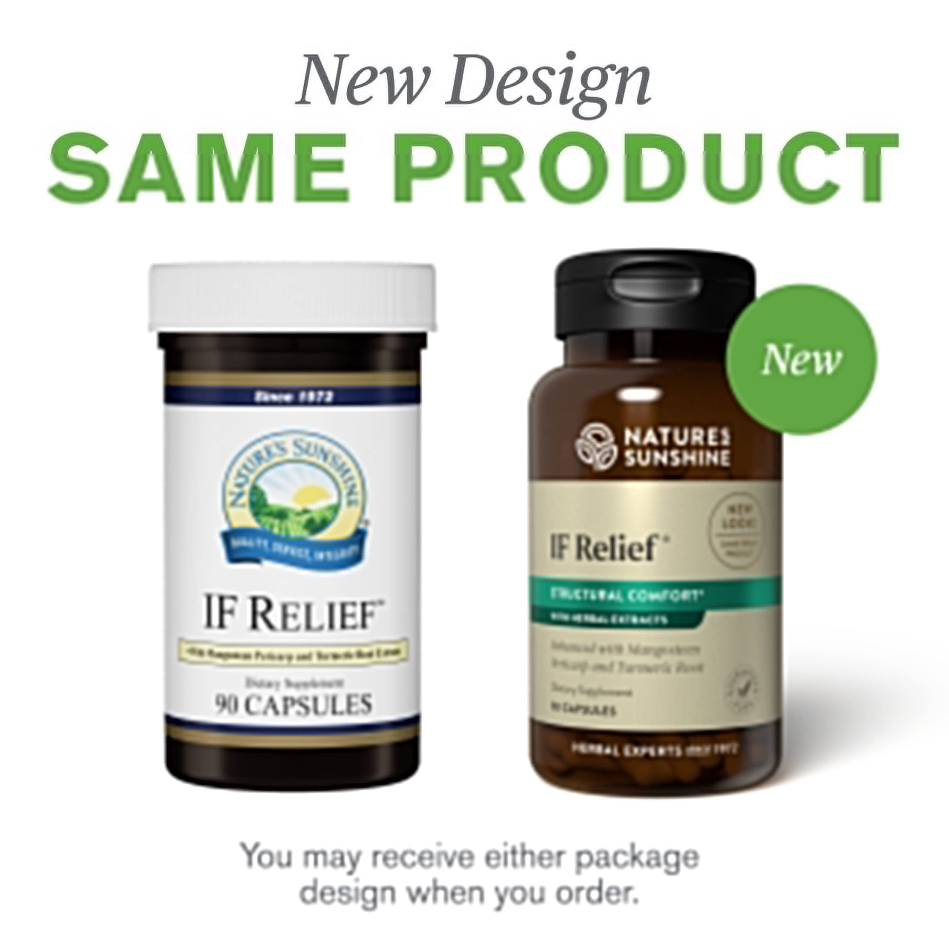 Nature's Sunshine IF Relief, 90 Capsules | Powerful Combination of Herbs That May Support The Body's Natural Process for Dealing with Muscle Pain Following Exercise Nature's SunshineBuy Supplements Australia