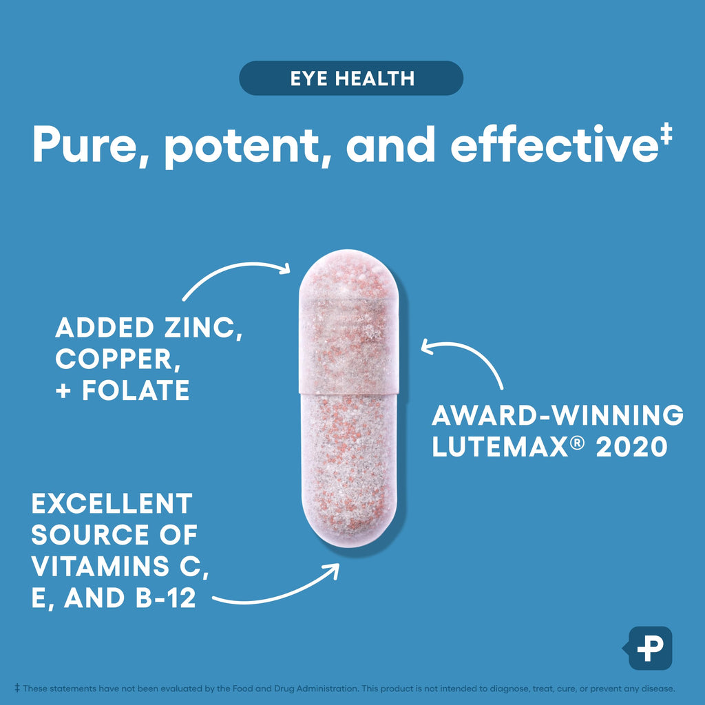 Physician's Choice Eye Health - Lutein, Zeaxanthin & Bilberry Extract - Supports Eye Strain, Dry Eyes, and Vision Health - 2 Award-Winning Clinically Proven Eye Vitamin Ingredients - Carotenoid Blend Physician's CHOICEBuy Supplements Australia