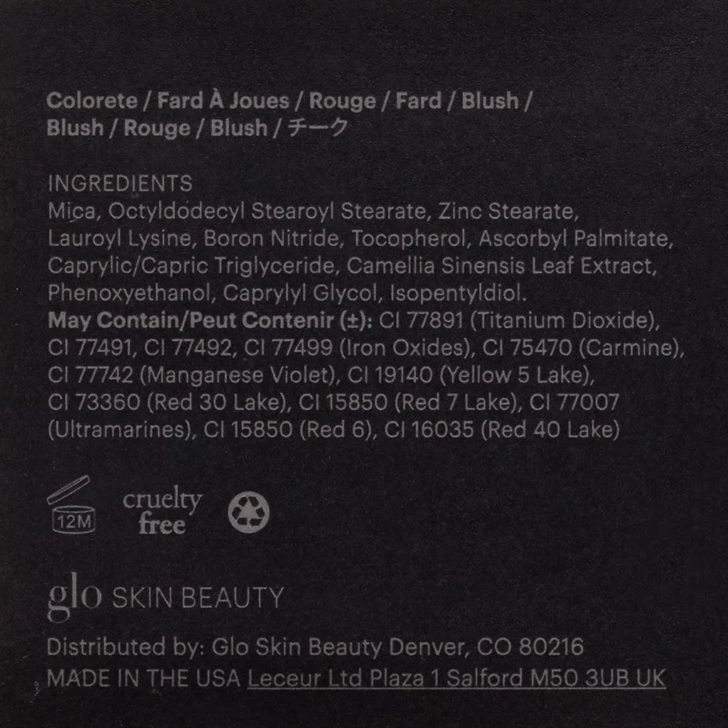 Glo Skin Beauty Blush (Sheer Petal) - Pressed Powder Blush for Cheeks, High Pigment Mineral Face Makeup Creates a Natural, Healthy Glow Glo Skin BeautyBuy Supplements Australia