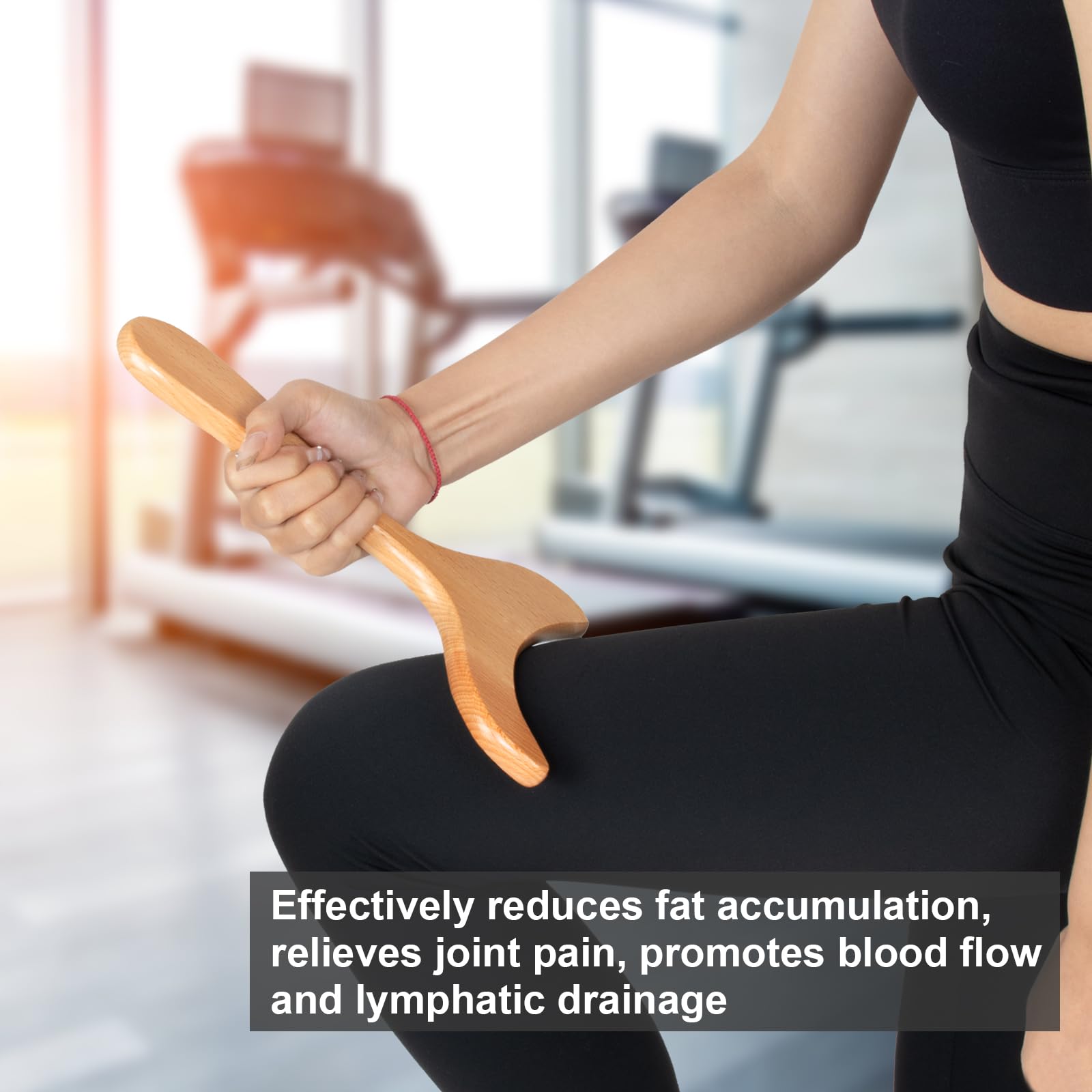 KintKita Wood Therapy Massage Tools,Wooden Lymphatic Drainage Massager, Cellulite Remover Body Sculpting Tool for Cellulite Reduction,Muscle Tension Release,Body Contouring-12 * 6 in KintKita buy supplements Au