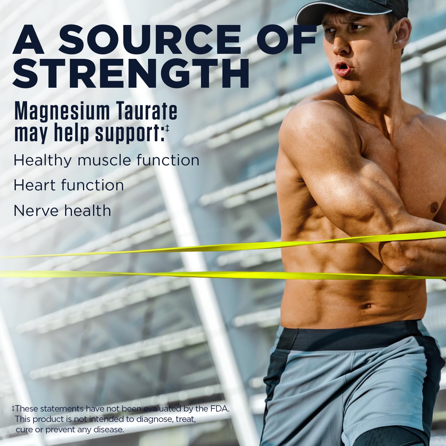 KAL Magnesium Taurate 400mg Plus Vitamin B6, Chelated Magnesium Supplement, High Absorption Magnesium Complex, Muscle and Heart Health Support, Vegan, Gluten Free,