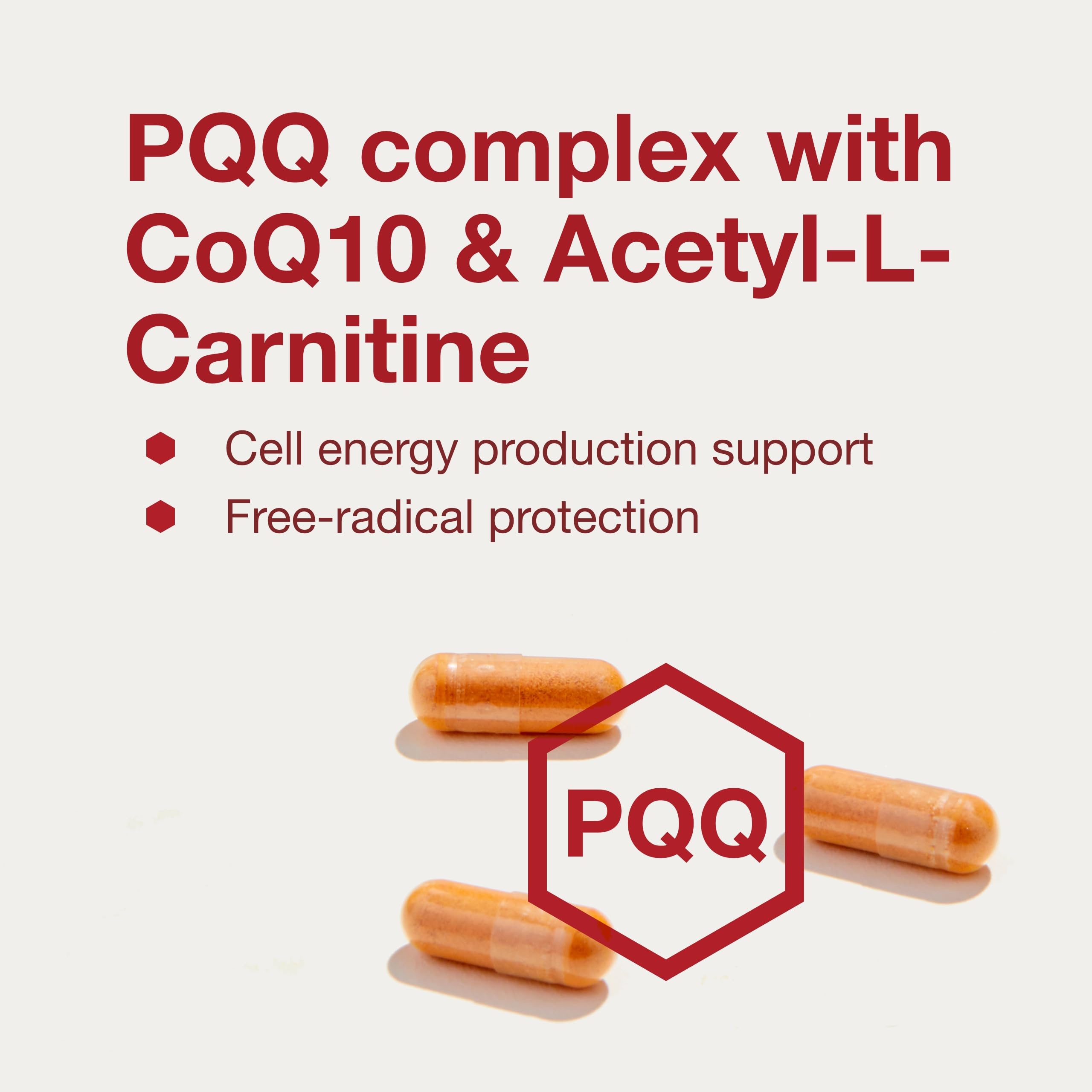 PROTOCOL FOR LIFE BALANCE PQQ Complex - Mitochondrial Health - with CoQ10 & L Carnitine - B Vitamin - Supplement for Energy - 30 Veg Caps PROTOCOL FOR LIFE BALANCE buy supplements Au