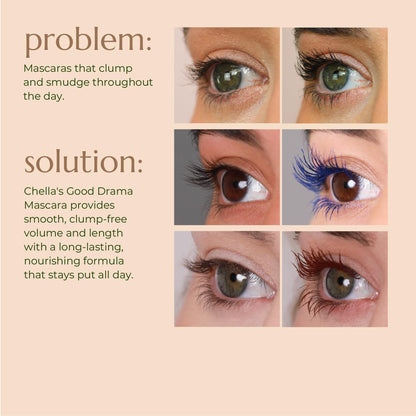 Chella Good Drama Vegan Mascara, 0.33 Fl. Oz (Black) ChellaBuy Supplements Australia