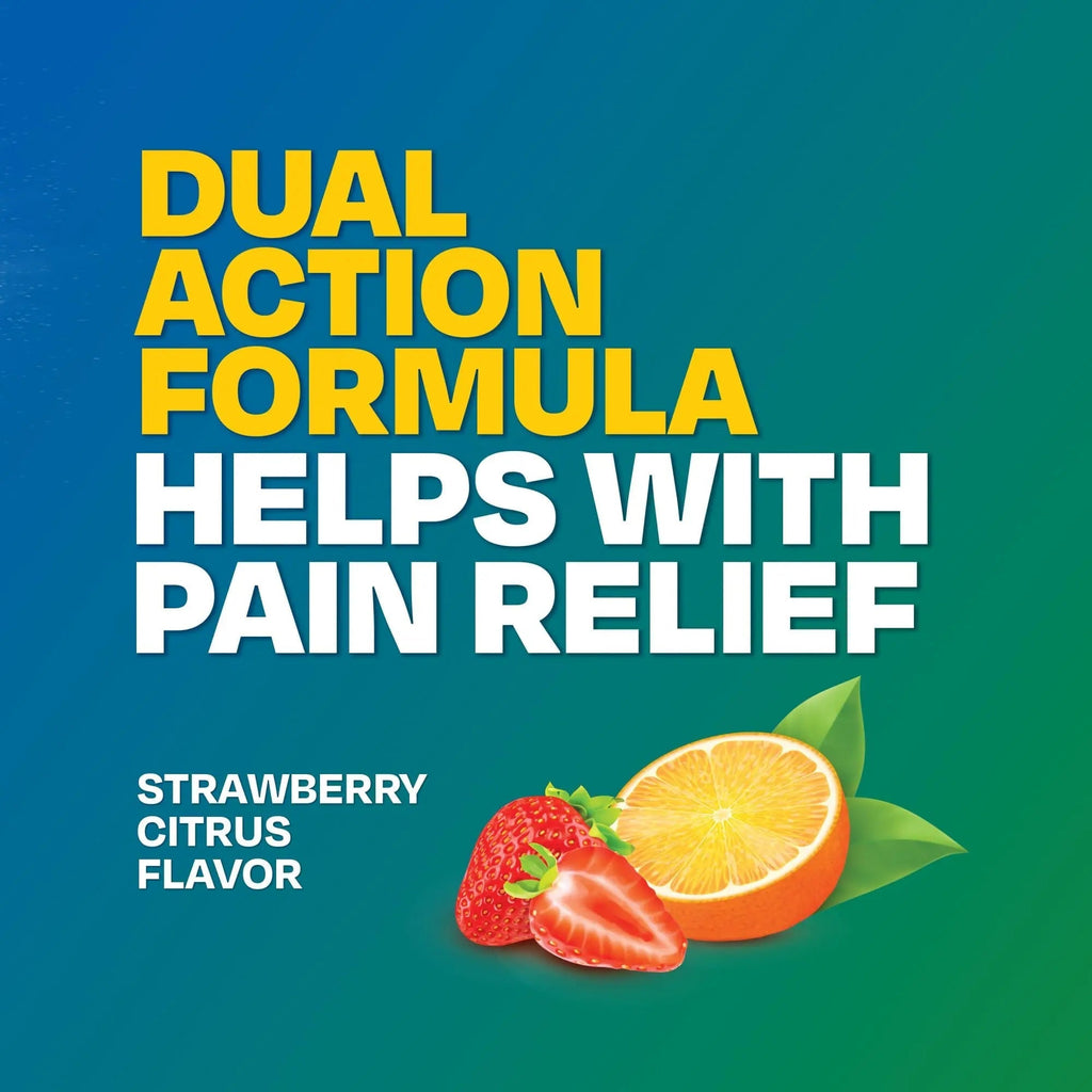 Goody’s Headache Relief Plus Mental Alertness Powder, with Aspirin and Caffeine, Strawberry Citrus Flavor, 16 Count Goody'sBuy Supplements Australia