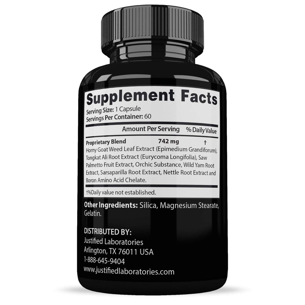 Savage Grow 742MG All Natural Advanced Men's Health Formula 60 Capsules Justified LaboratoriesBuy Supplements Australia