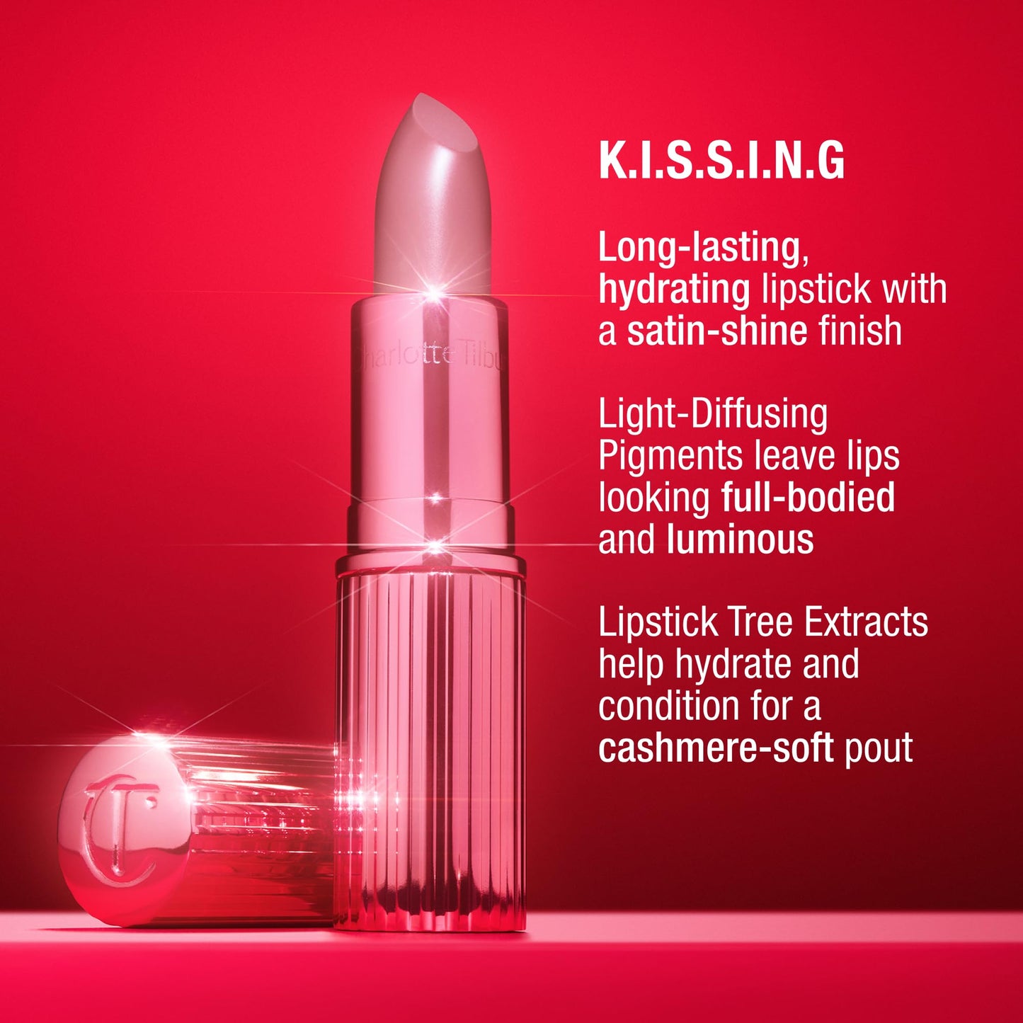 Charlotte Tilbury Icon Baby Lip Duo Kit - Mini K.I.S.S.I.N.G Satin Shimmer Lipstick & Full Size Hall of Fame High Shine Gloss Set - Hydrating Long Lasting Makeup Duo for On-the-Go Glossy Shine Charlotte Tilbury buy supplements Au