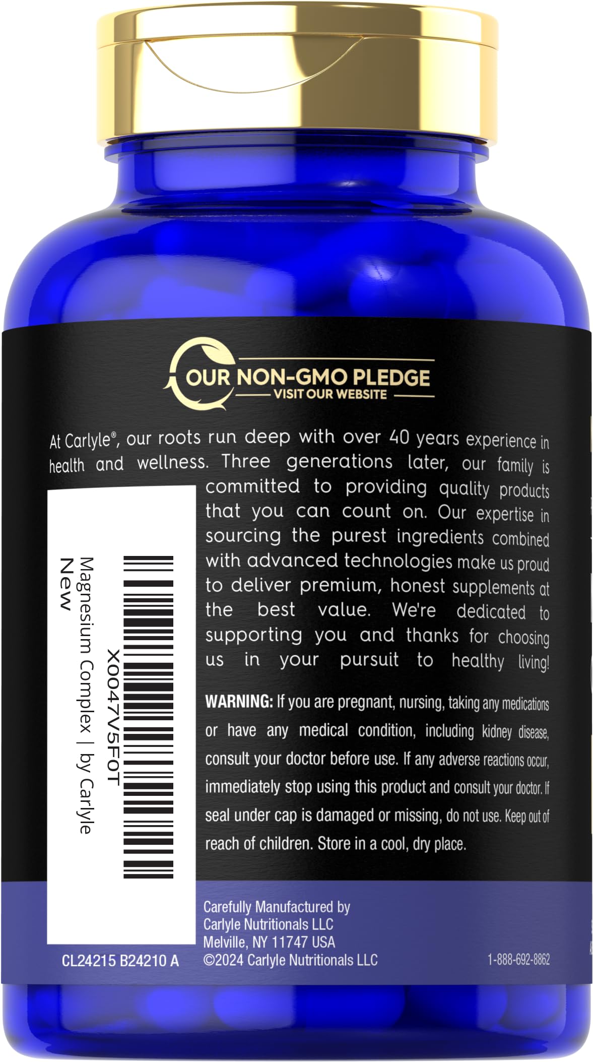 Magfusion-10 Magnesium Complex Supplement 745mg | 120 Capsules | 10 in 1 Blend | Vegetarian, Non-GMO, Gluten Free Magfusion-10 buy supplements Au