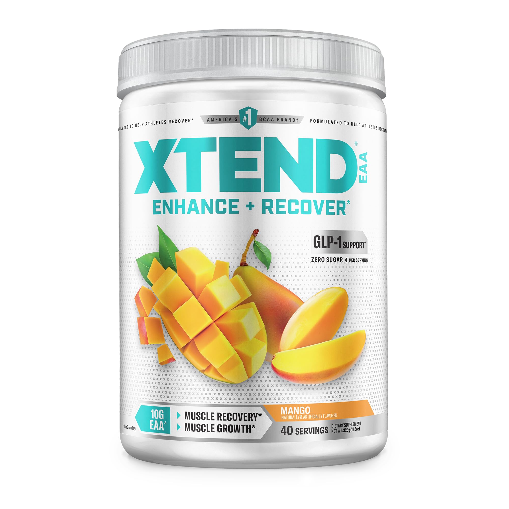 Xtend EAA + BCAA Powder for Muscle Recovery & Lean Muscle Growth, 9 Essential Amino Acids for Intra Workout or Post Workout Recovery