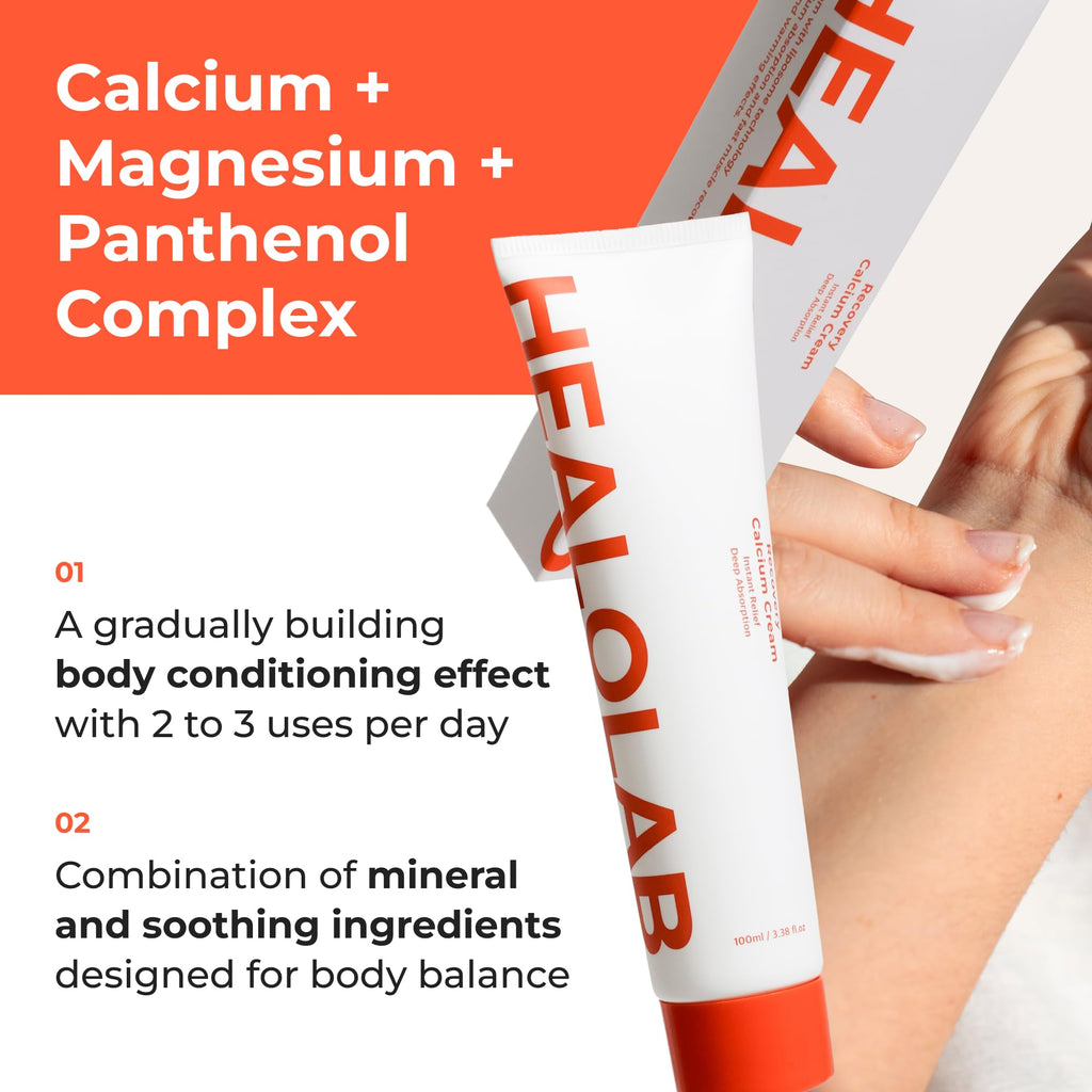 HEALOBEAM Relaxing Calcium Cream Fast Muscle & Joint Relief for Shoulder, Elbow, and Back – MSM, Magnesium Complex – Warm Sensation HEALOBEAMBuy Supplements Australia
