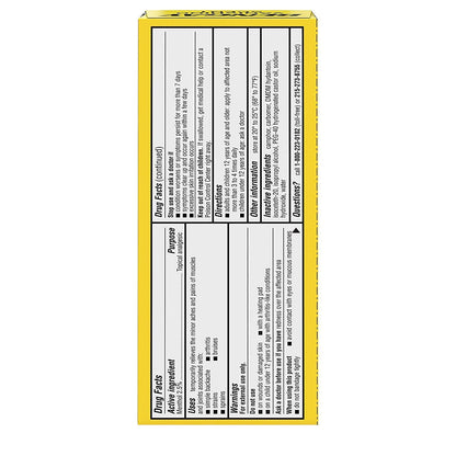 Bengay Menthol 2.5% Topical Analgesic Gel Vanishing Scent 2oz BengayBuy Supplements Australia