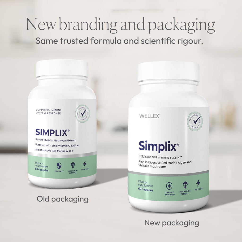 Simplix | Natural Supplement to Strengthen The Immune System | Respond to Outbreaks | Source of Highly Researched Mushroom & Seaweed Polysaccharides 60 Veggie Capsules (1 Pack) Papillex buy supplements Au