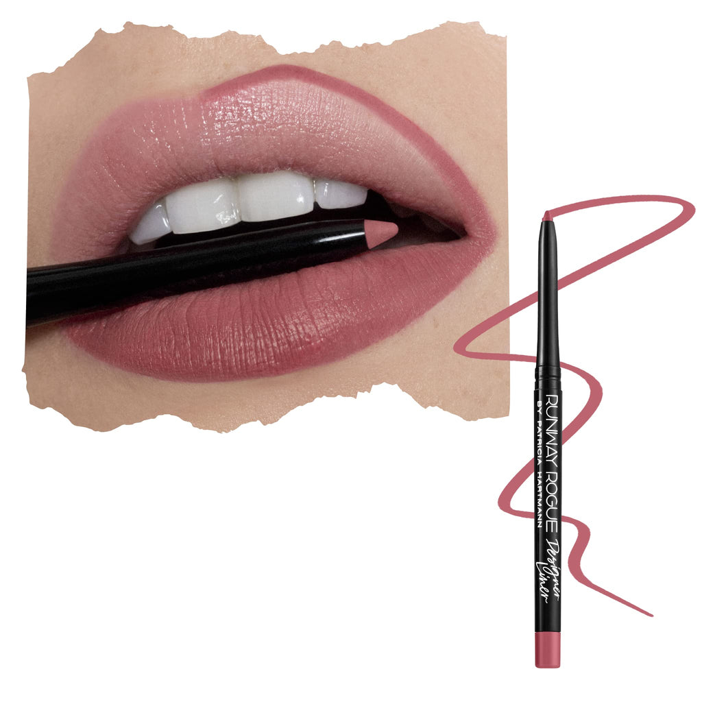 Runway Rogue Designer Liner Lip Pencil, Matte Cool Berry-Rose Lip Liner Pencil and Lip Liner Sharpener, ‘Camera Ready’ Runway RogueBuy Supplements Australia