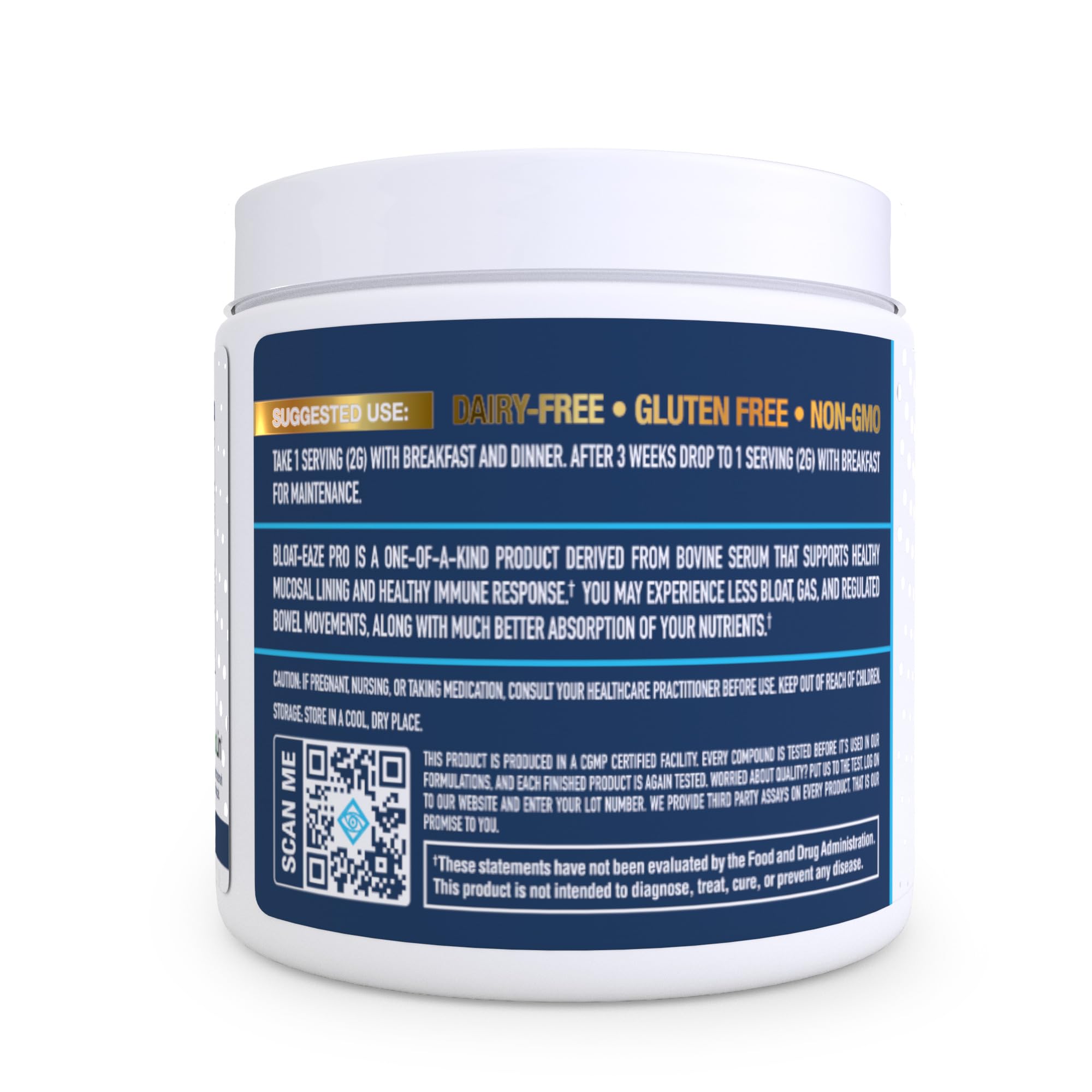 NuEthix Formulations Bloat Eaze Pro Support for Gut Barrier Function Dietary Supplement, 60 Servings NuEthix FormulationsBuy Supplements Australia