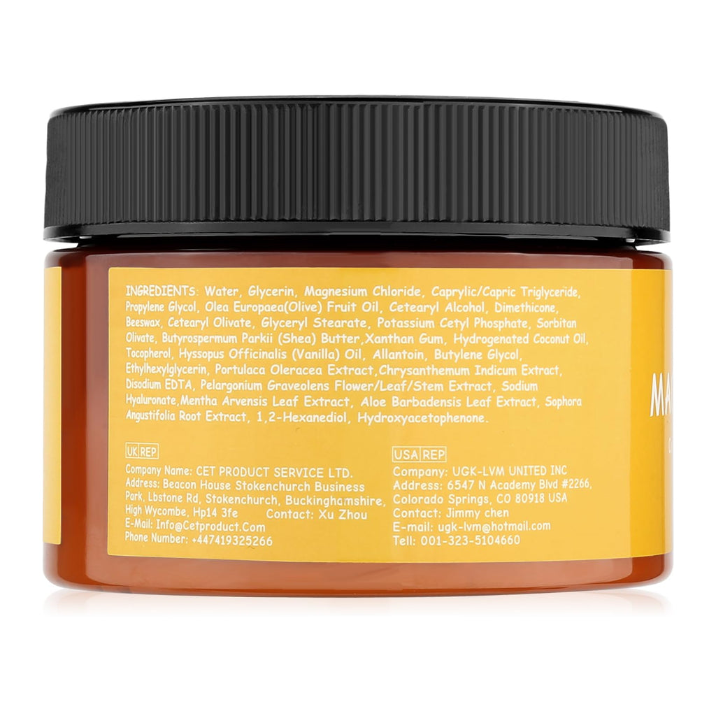 Magnesium Cream for Sleep & Muscle Recovery - Soothing Topical Magnesium Lotion for Leg Cramps, Joint Comfort, Pain Relief - Relaxing Magnesium Body Butter for Men Women Kids (120ml, Vanilla) LEPONIXBuy Supplements Australia