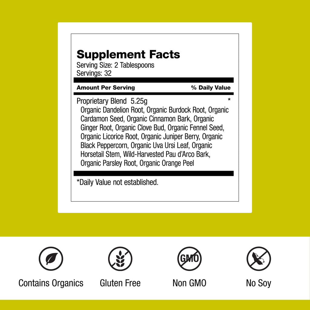 Dr. Schulze's Detox Tea - Gentle Cleansing Tea for Digestive Health - Inner Body Refresh - Bowel Support - Natural, Plant-Based Ingredients - Gluten-Free & Vegan - 6 oz (32 Servings) - 2 Pack Dr. Schulze'sBuy Supplements Australia