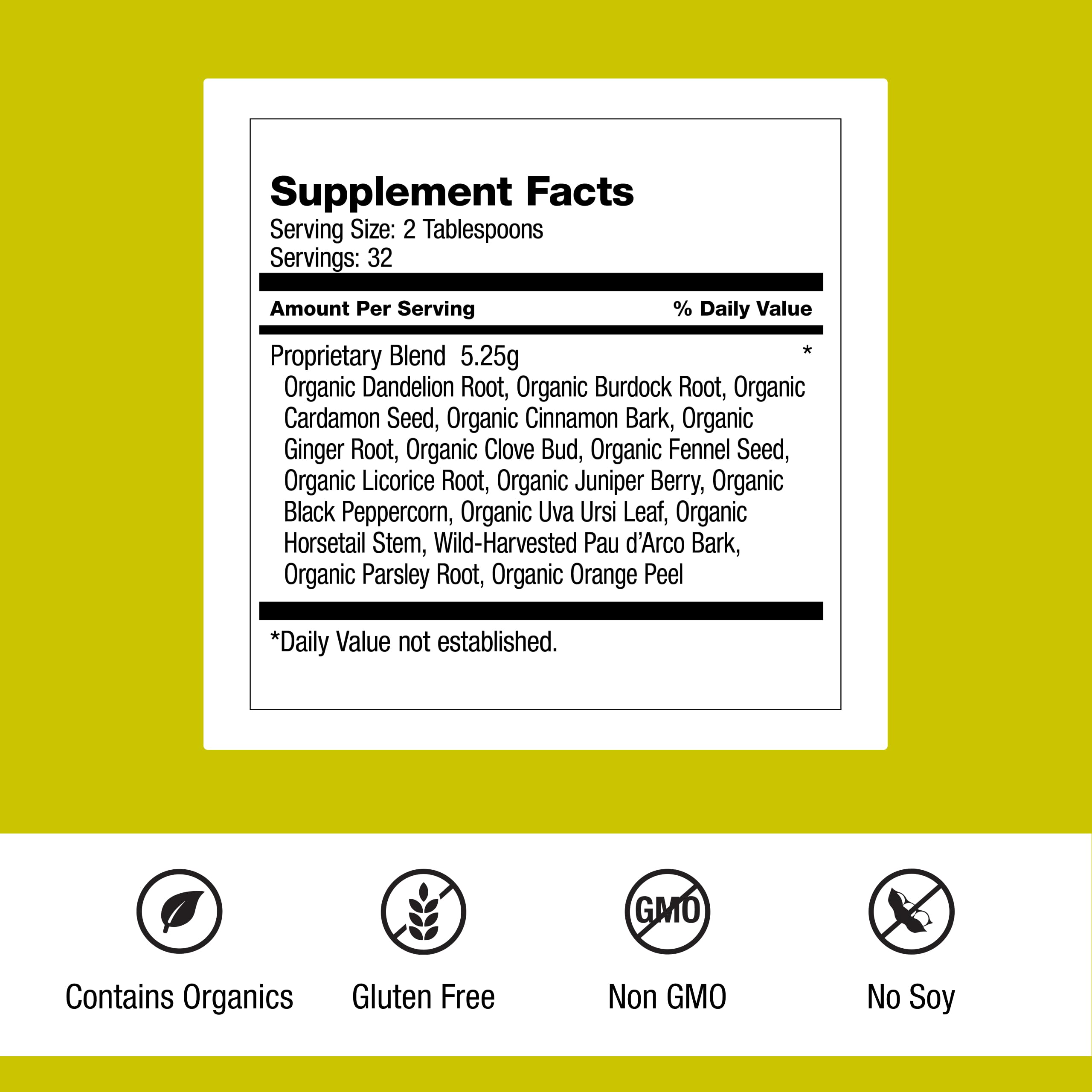 Dr. Schulze's Detox Tea - Gentle Cleansing Tea for Digestive Health - Inner Body Refresh - Bowel Support - Natural, Plant-Based Ingredients - Gluten-Free & Vegan - 6 oz (32 Servings) - 2 Pack Dr. Schulze'sBuy Supplements Australia