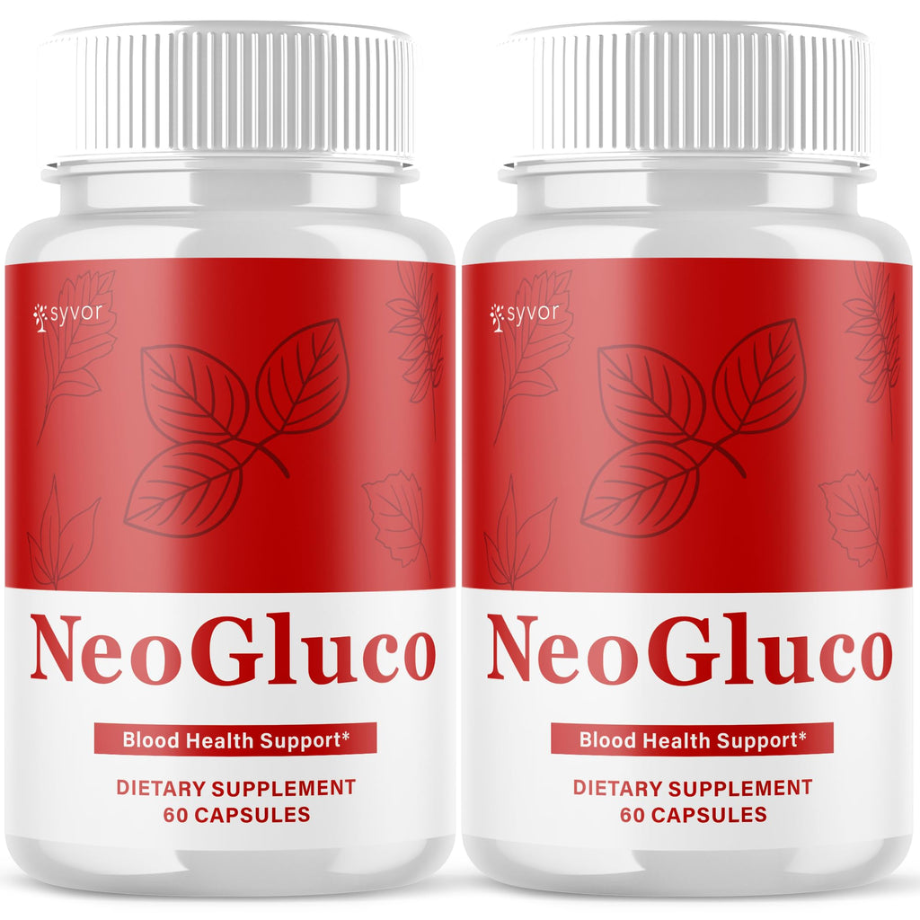 (2 Pack) NeoGluco Capsules, Official NeoGluco Glycogen Support Pills with All Natural Ingredients, Advanced Formula Health Supplement with Max Strength Premium Vitamins for Women & Men (120 Capsules) SyvorBuy Supplements Australia