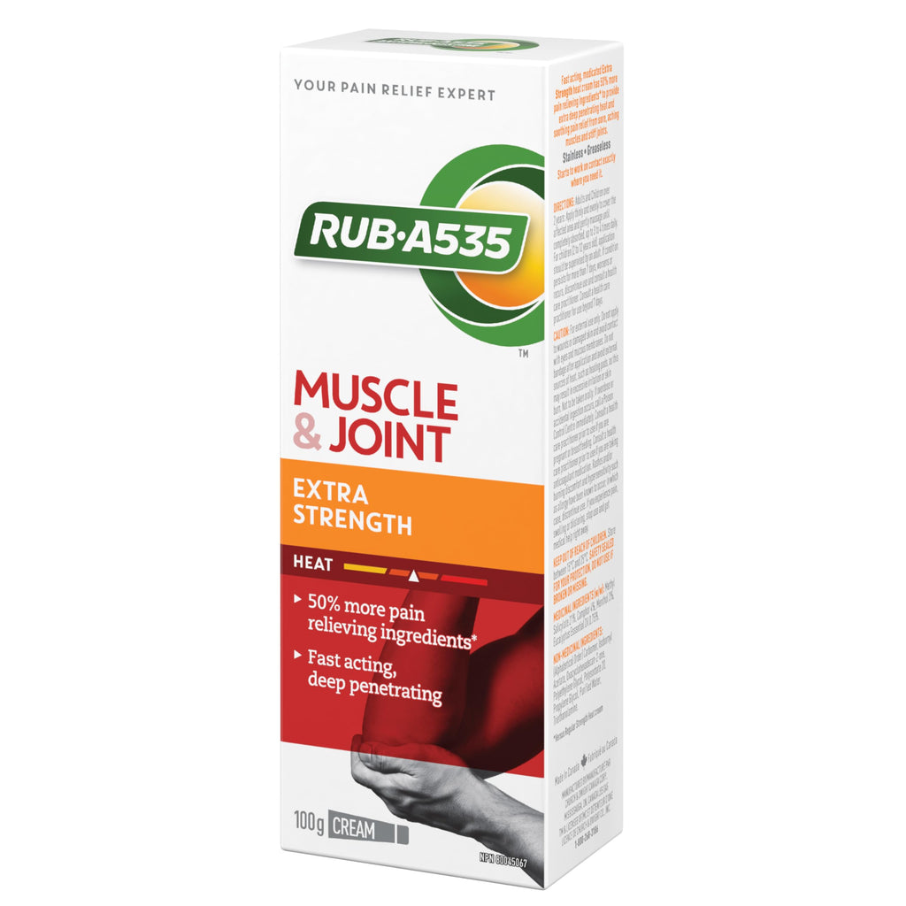 RUB A535 EXTRA STRENGTH CREAM For Relief of Arthritis, Rheumatic Pain, Muscle Pain, Joint & Back Pain 100 g Rub A535Buy Supplements Australia