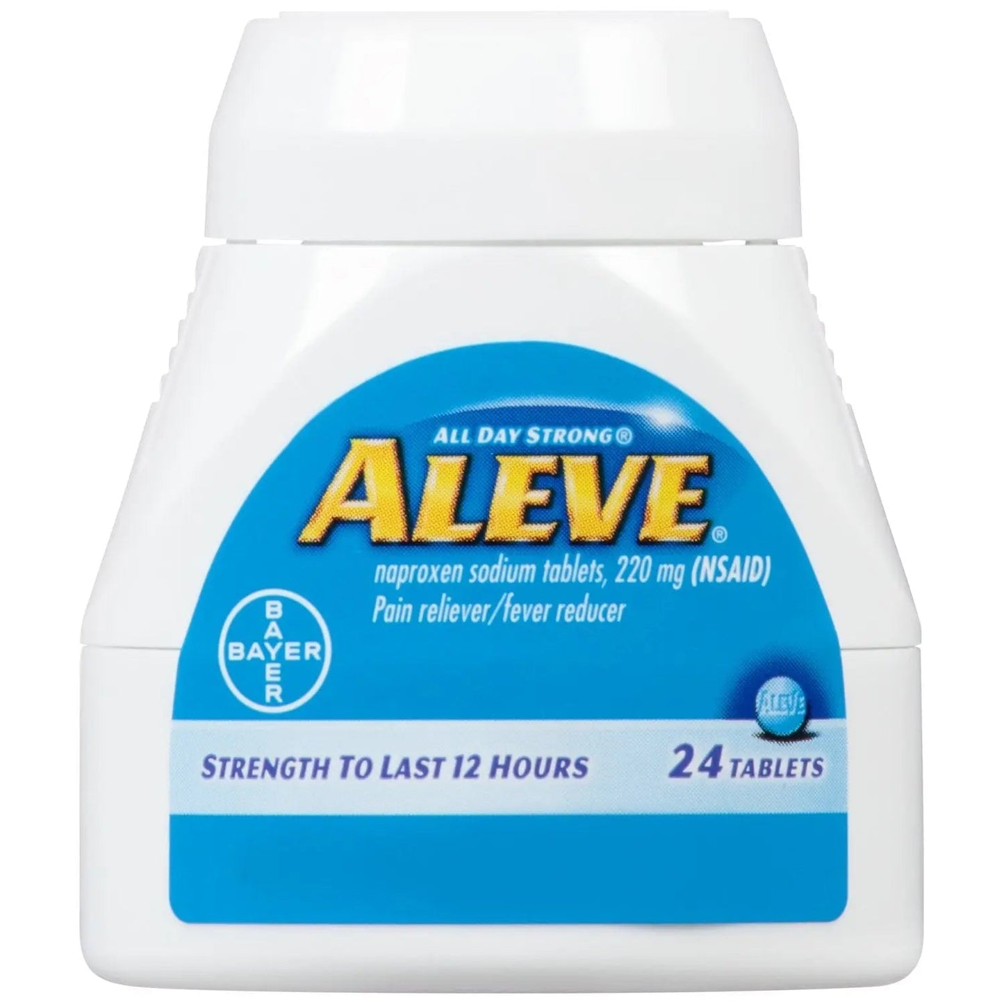 Aleve Tablets with Naproxen Sodium, 220mg (NSAID) Pain Reliever/Fever Reducer, 24 Count, Blue AleveBuy Supplements Australia