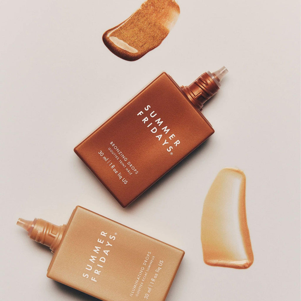 Summer Fridays Bronzing Drops - Hydrating Serum-Like Formula with Hyaluronic Acid - Hybrid-Makeup with Skincare Benefits - Help Support a Healthy Skin Barrier - Soft, Dewy Finish (1 Fl Oz) Summer Fridays buy supplements Au