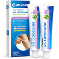 AUVON Max Strength Lidocaine Pain Relief Cream with Lavender & Aloe Vera, Numbing Cream for Minor Arthritis Pain, Soothing Muscle for Neck, Shoulder, Hip, Knee, Joint and Back Pain, 2 Oz, 2 Packs AUVONBuy Supplements Australia