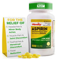 TIME-Cap Labs 500 Tablets Low Dose Aspirin 81mg Enteric Coated - NSAID Pain Reliever & Fever Reducer for Adults, Helps with Minor Aches, Headaches, Muscle Pain, Toothaches, and Joint Discomfort TIME-CAP LABS, INC.Buy Supplements Australia