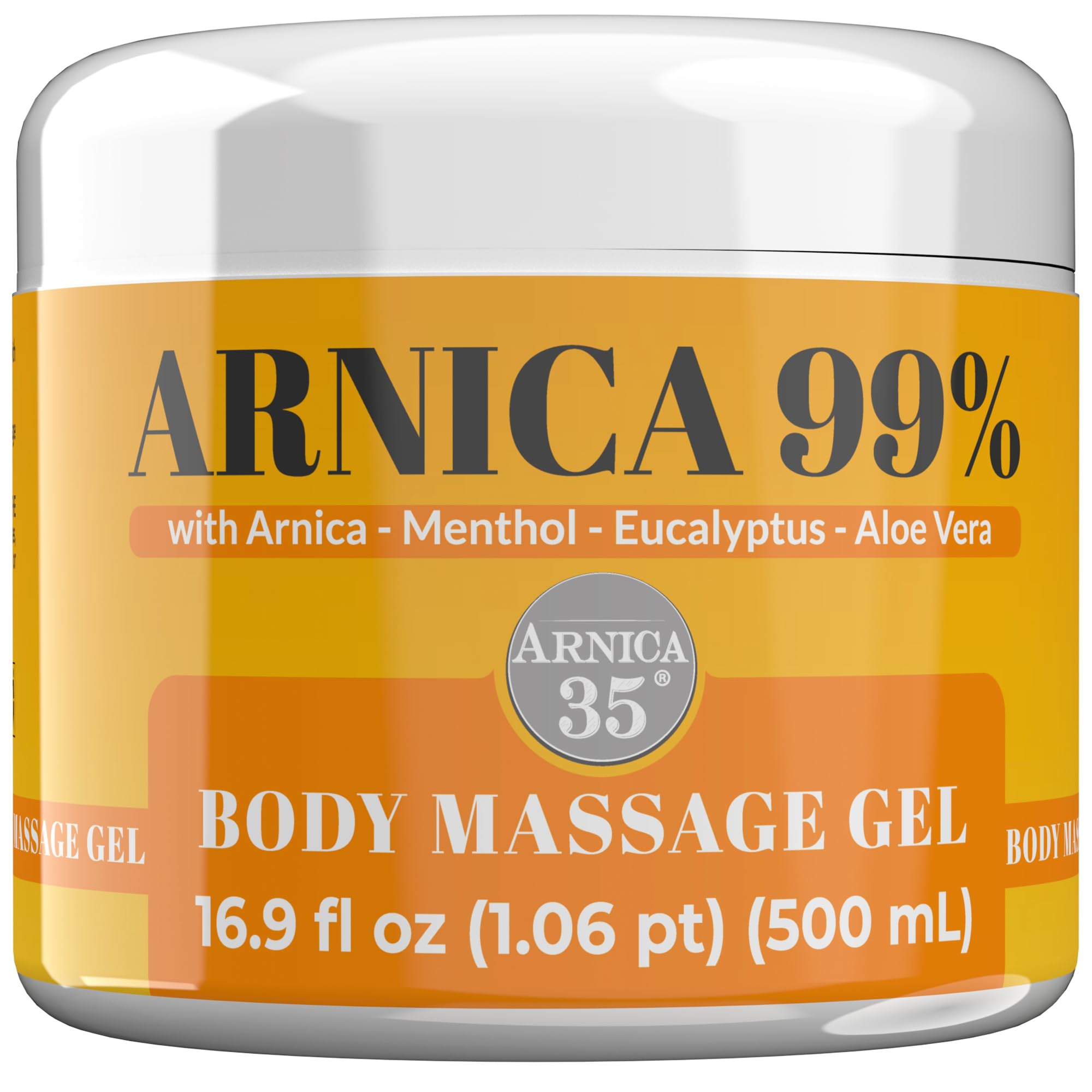 Arnica 35 Arnica Body Massage Gel – Water-Based Cosmetic Massage Gel with Arnica Montana, Fast-Absorbing Lightweight Texture, Non-Greasy Feel, Dermatologically Tested, 16.9 fl oz ArnicaBuy Supplements Australia