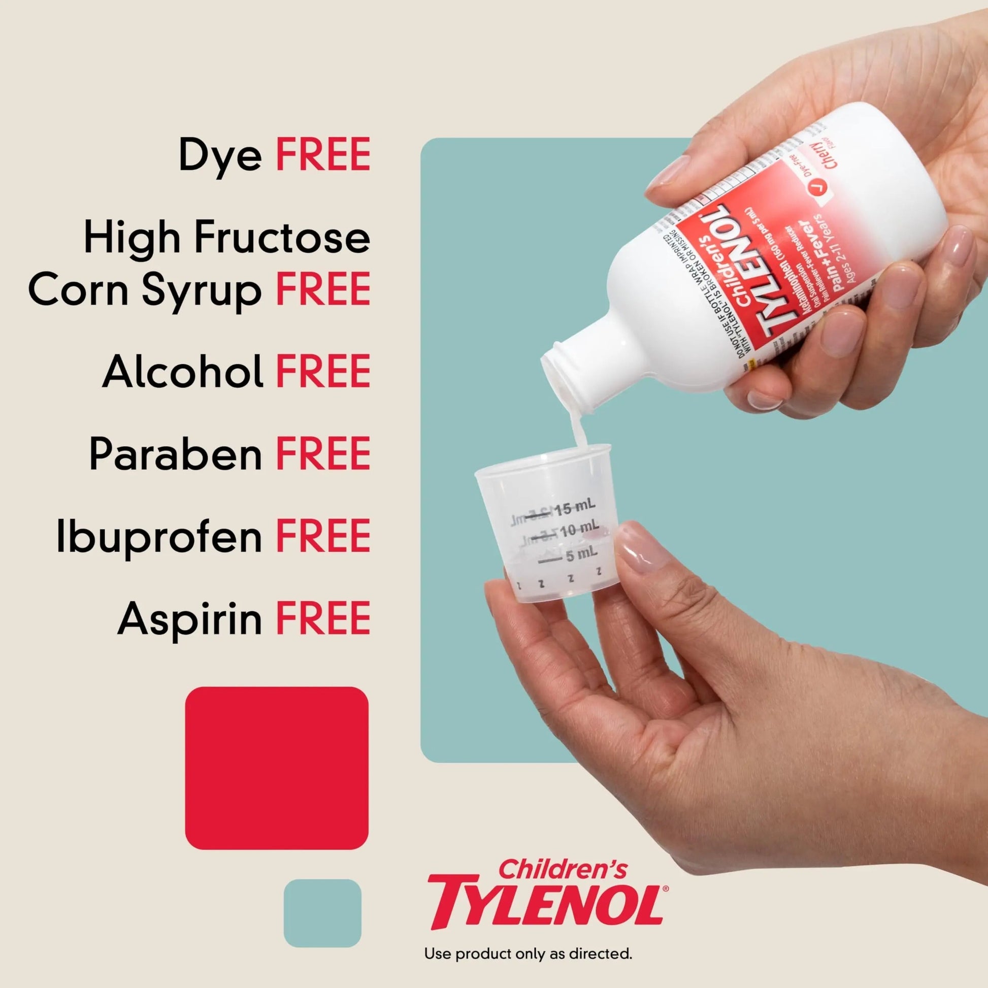 Children's Tylenol Liquid Pain Relief & Fever Medicine, Oral Suspension, Dye-Free, Acetaminophen, No Aspirin, No Ibuprofen, No High Fructose Corn Syrup; Cherry Flavor, 8 fl. oz.; Pack of 1 TylenolBuy Supplements Australia