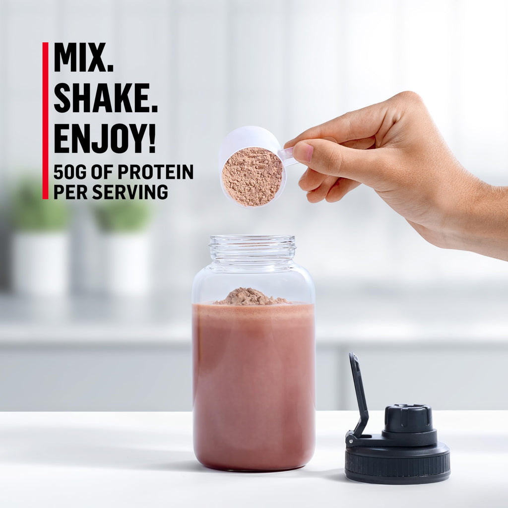 Muscle Milk Pro Series Protein Powder Supplement,Knockout Chocolate,2 Pound,11 Servings,50g Protein,3g Sugar,20 Vitamins & Minerals,NSF Certified for Sport,Workout Recovery,Packaging May Vary